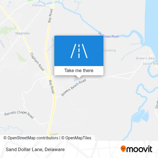 Sand Dollar Lane map