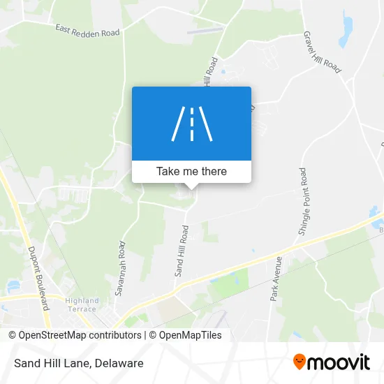 Sand Hill Lane map