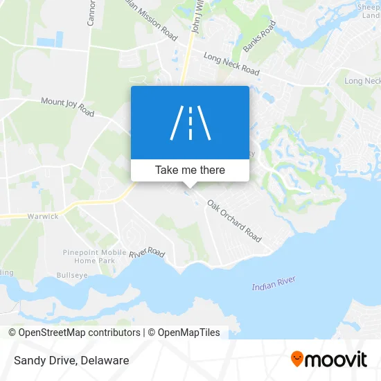 Sandy Drive map