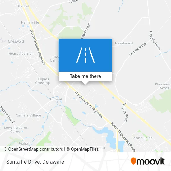 Santa Fe Drive map