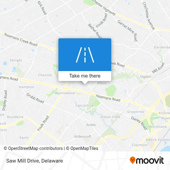 Saw Mill Drive map