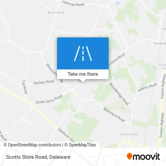 Scotts Store Road map