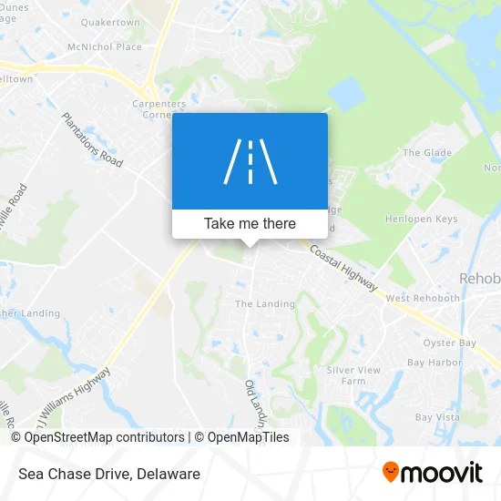 Sea Chase Drive map