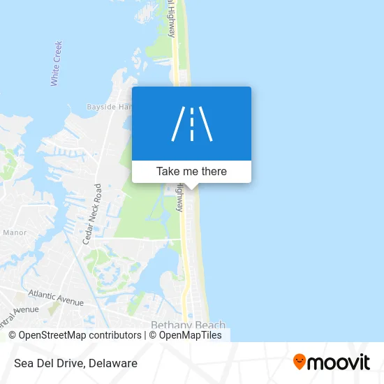 Sea Del Drive map