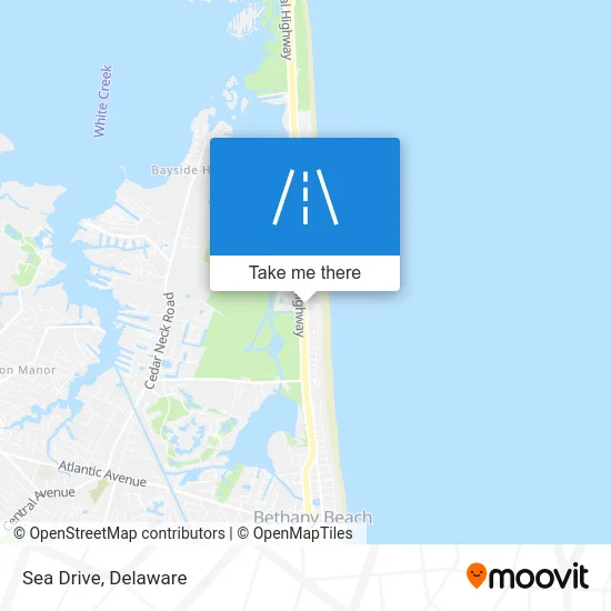 Sea Drive map