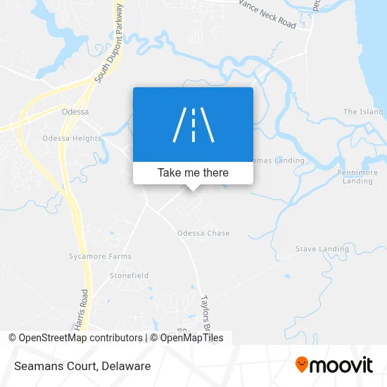 Seamans Court map