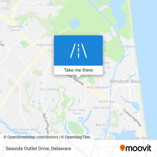 Seaside Outlet Drive map