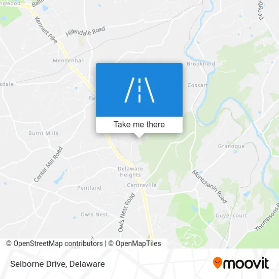Selborne Drive map