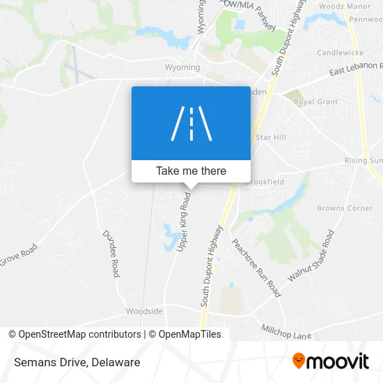Semans Drive map