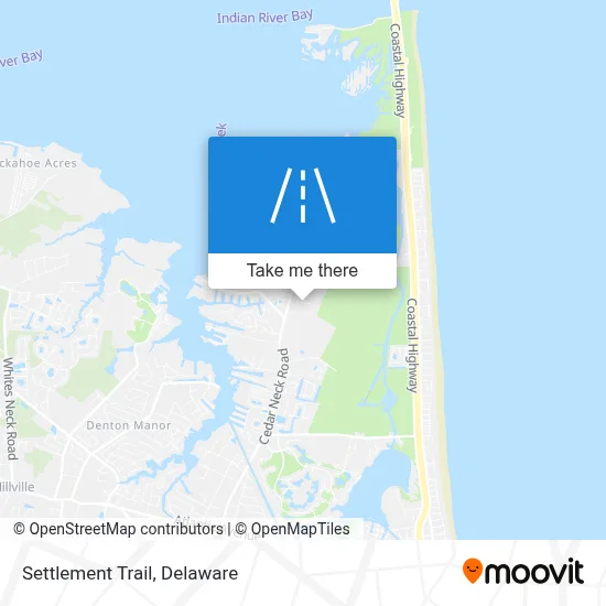 Settlement Trail map