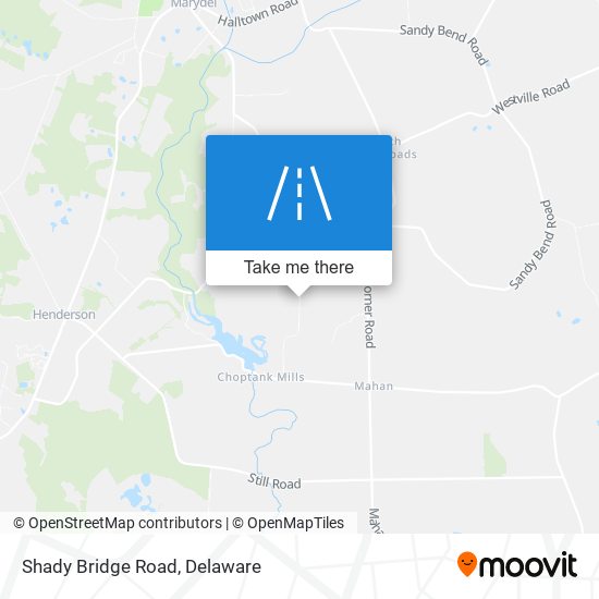 Mapa de Shady Bridge Road