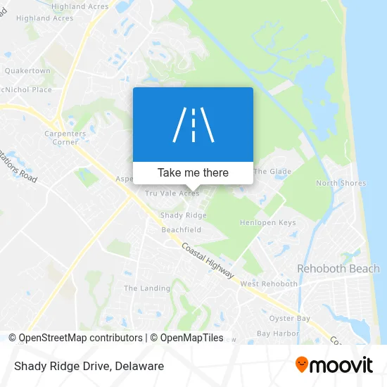 Shady Ridge Drive map