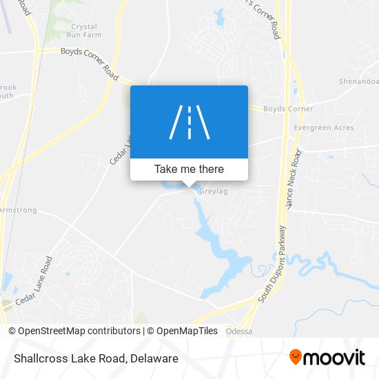 Mapa de Shallcross Lake Road