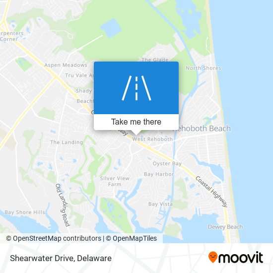 Shearwater Drive map