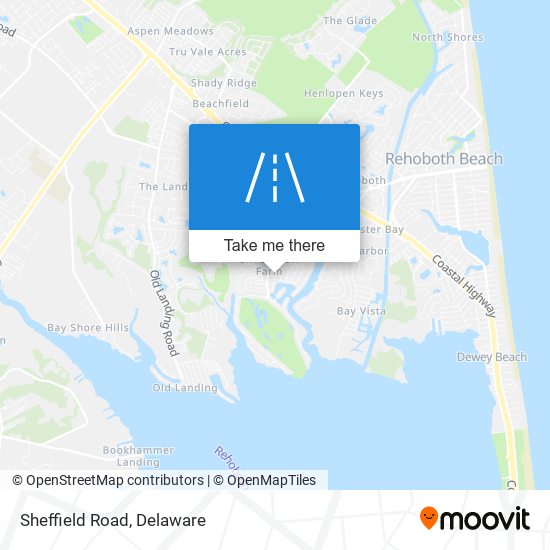 Mapa de Sheffield Road