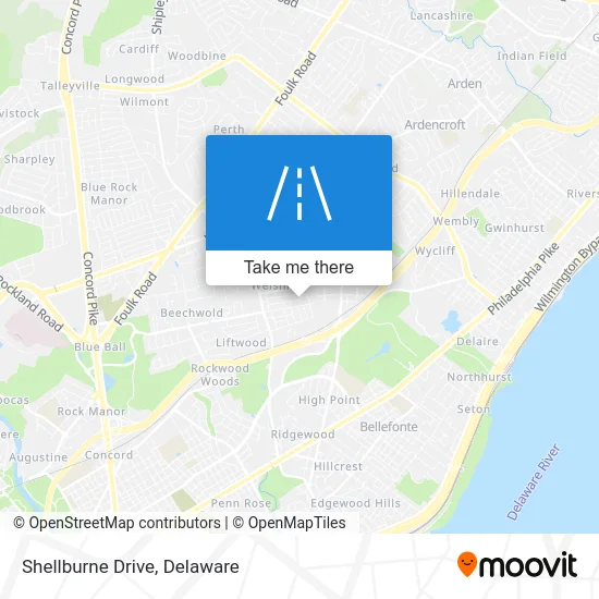 Shellburne Drive map