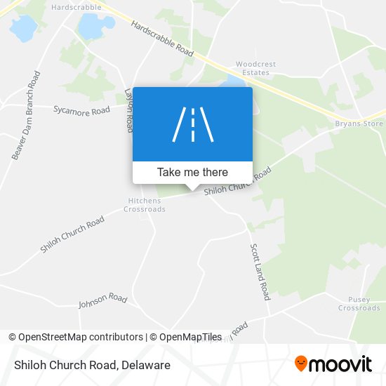 Shiloh Church Road map