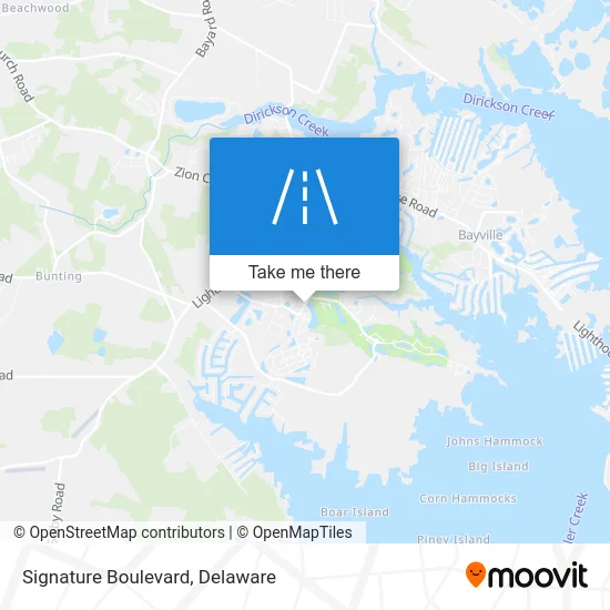 Signature Boulevard map