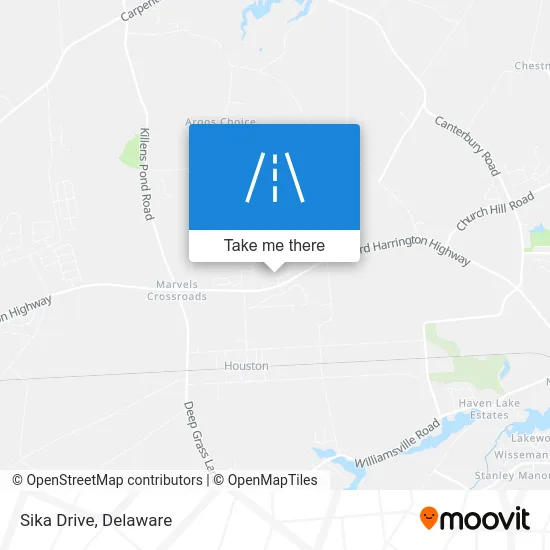 Sika Drive map
