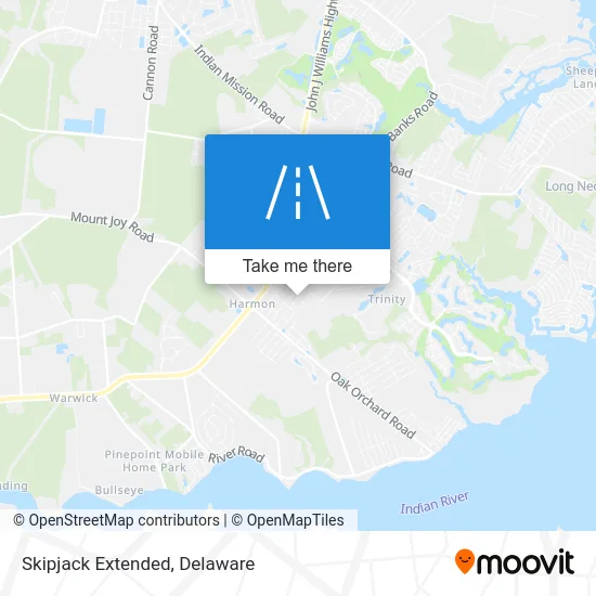 Skipjack Extended map