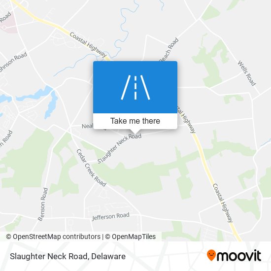 Mapa de Slaughter Neck Road