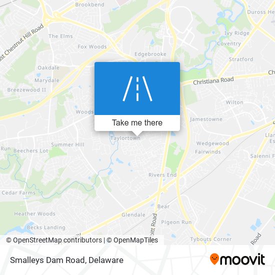 Mapa de Smalleys Dam Road