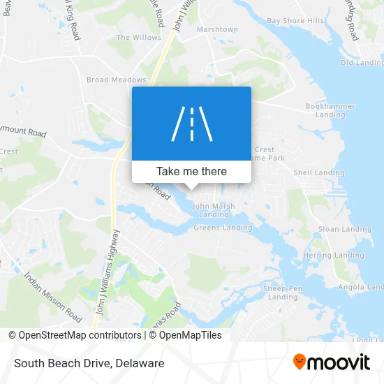 South Beach Drive map