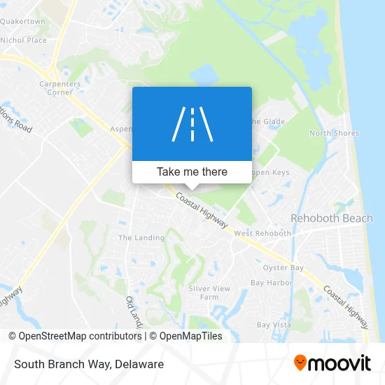 South Branch Way map