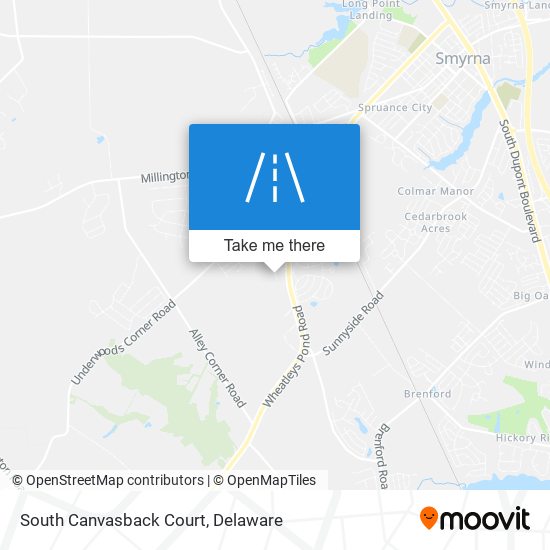 Mapa de South Canvasback Court