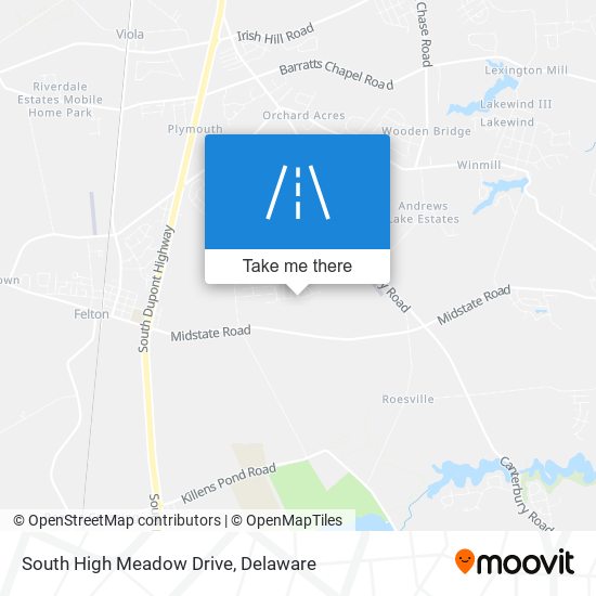 Mapa de South High Meadow Drive
