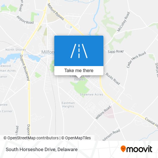 Mapa de South Horseshoe Drive