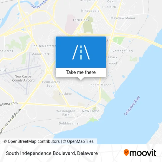 South Independence Boulevard map