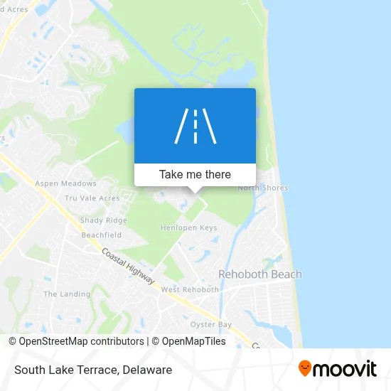 South Lake Terrace map