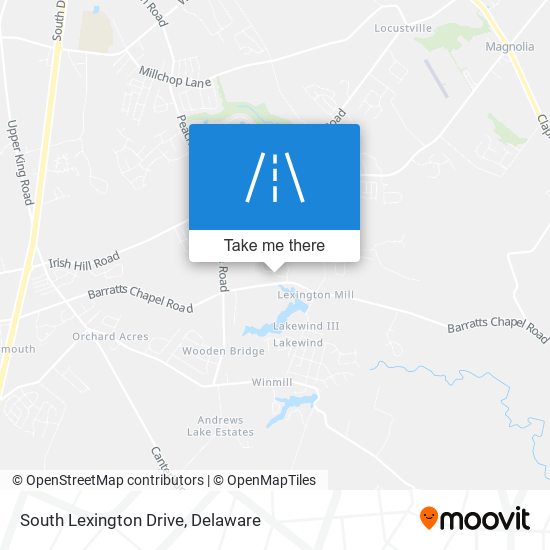 South Lexington Drive map