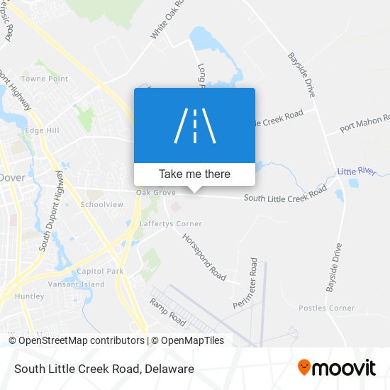 Mapa de South Little Creek Road