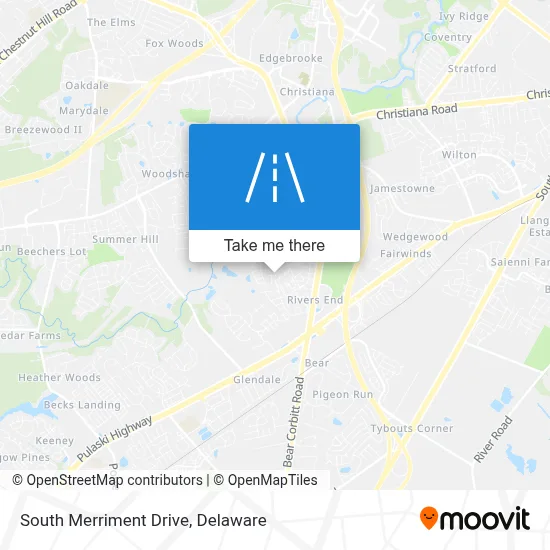 South Merriment Drive map