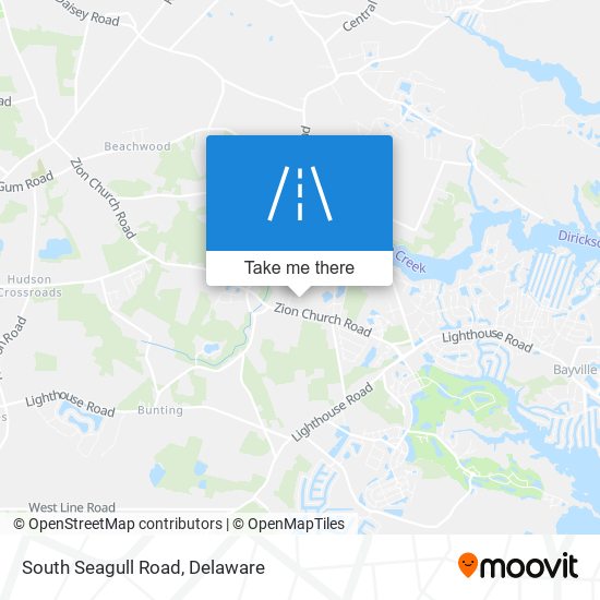 South Seagull Road map