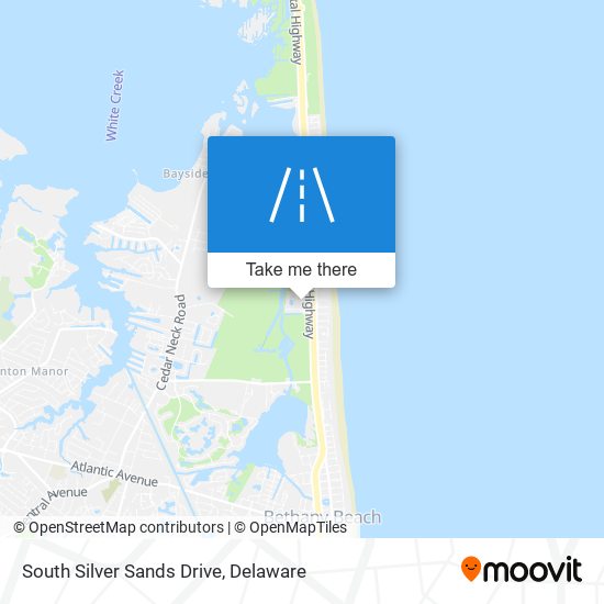 Mapa de South Silver Sands Drive