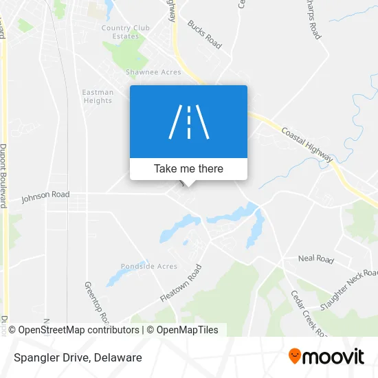 Spangler Drive map