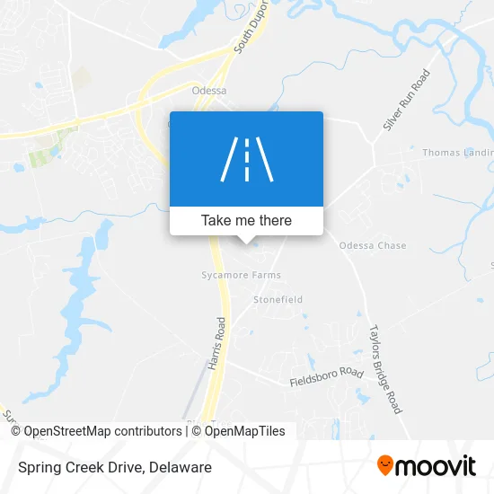 Spring Creek Drive map