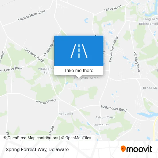 Spring Forrest Way map