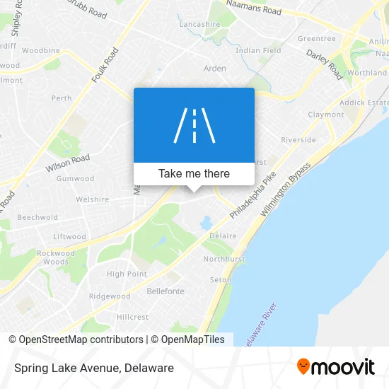 Spring Lake Avenue map