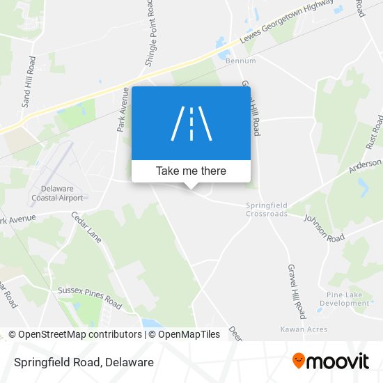 Springfield Road map