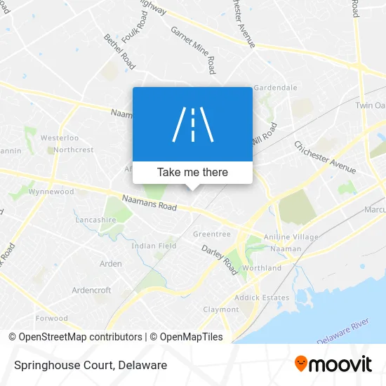 Springhouse Court map