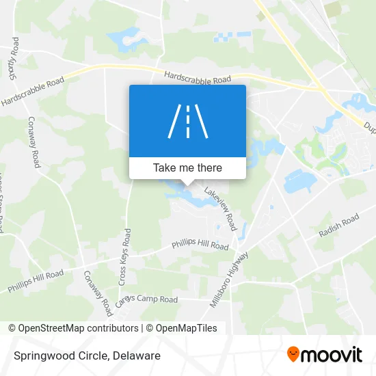 Springwood Circle map