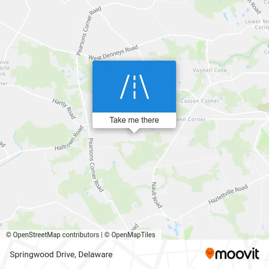 Springwood Drive map