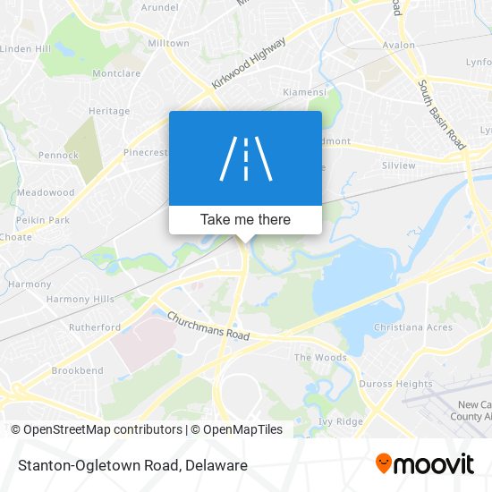 Mapa de Stanton-Ogletown Road