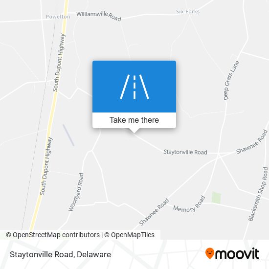 Mapa de Staytonville Road