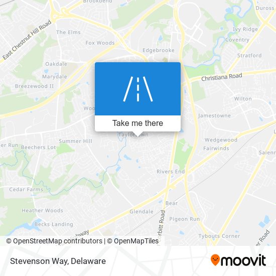 Mapa de Stevenson Way