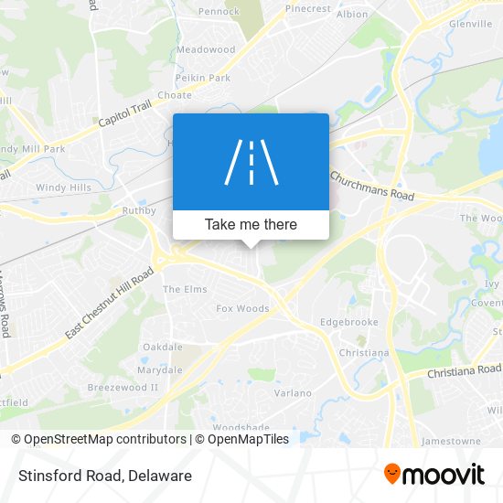 Mapa de Stinsford Road